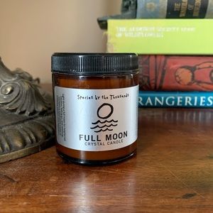 Species by the Thousands Full Moon Crystal 4 oz Candle Hand Made in Brooklyn